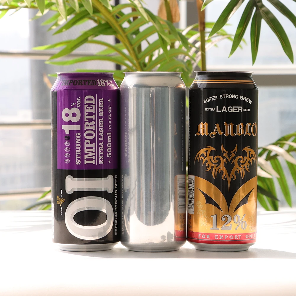 Factory Price 185ml 200ml 250 ml 310ml 330 ml 473ml 500ml Empty metal Cans Aluminum beer Beverage soda energy soft drink Cans