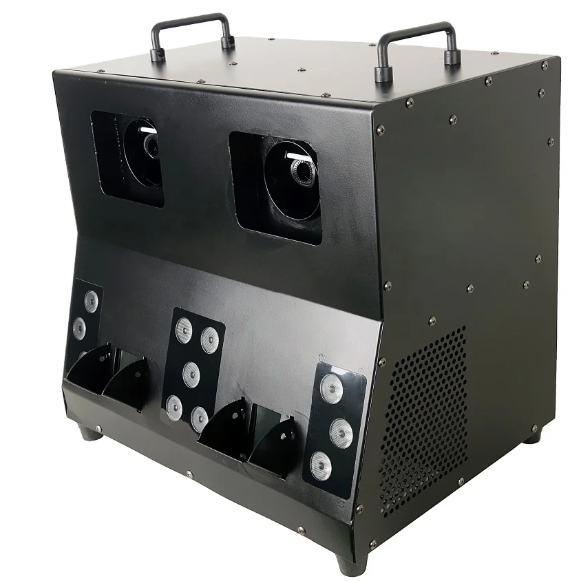 stage effect LED smoke bubble machine  wireless remote with dmx 512t smoke white color  bubble machine