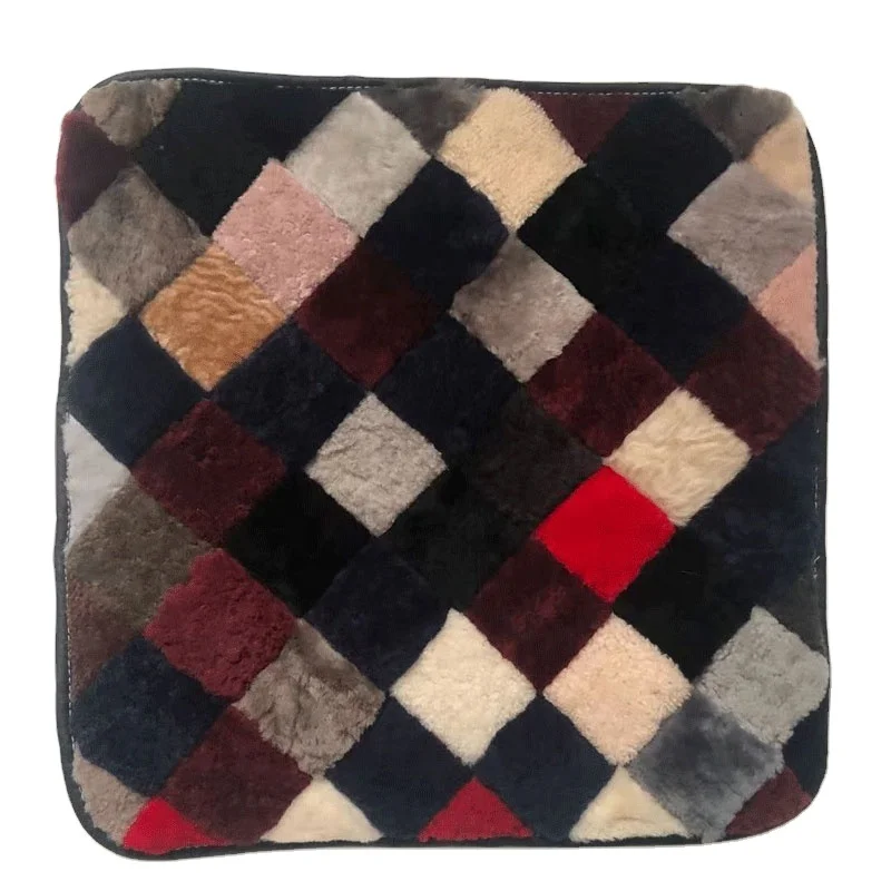 2021Factory wholesale sheepskin car cushion to keep warm in winter