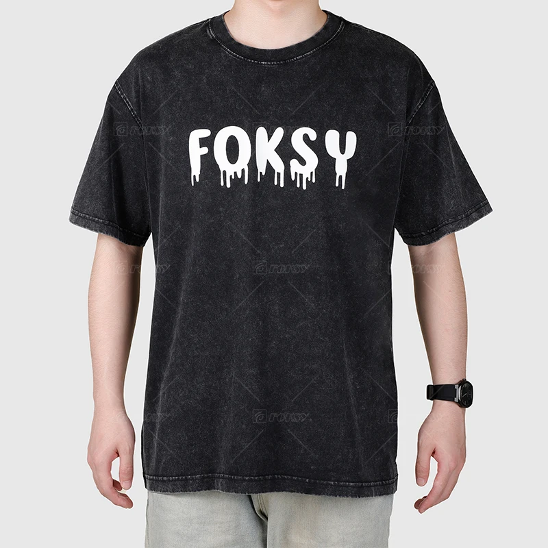 Vintage Dtg Silk Screen Print Graphic Streetwear T Shirt Wholesale Hip Hop Acid Wash Vintage Tee Oversized Tshirt For Printing