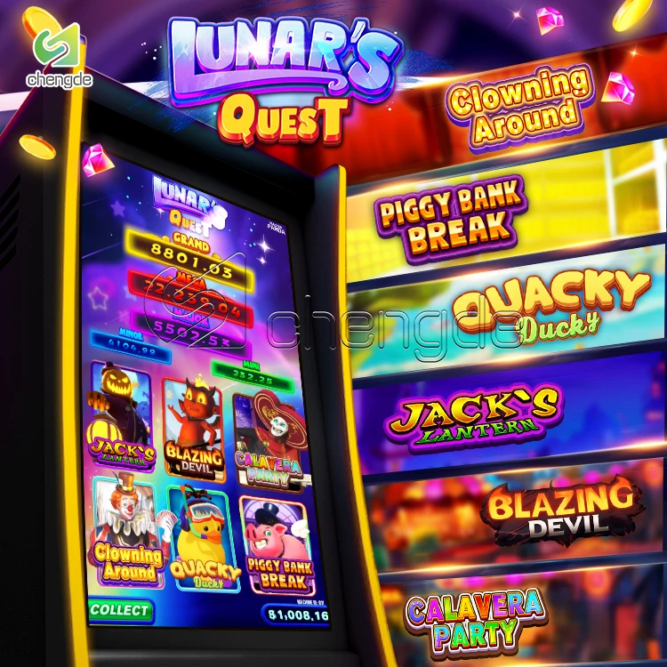 Программное обеспечение стабильного качества Fortune Gods Xtreme Link 5 в 1 программное игрового автомата