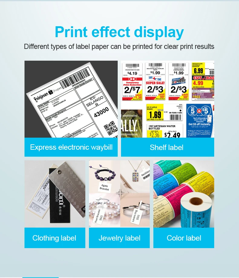 Shipping Label Printer For Small Business,Compatible With Amazon,Shopify,Etsy,Ebay,Paypal,Shipstation,Usps Etc