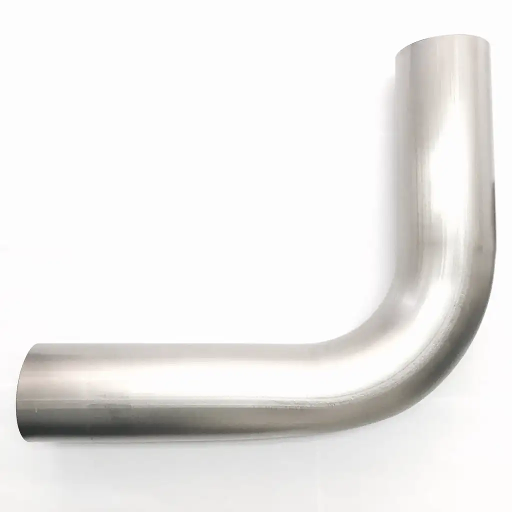 PINOMETAL Manufacturer 2.5 3 5 Inch Min 1.0D Radius 45 90 Degree Titanium Mandrel Bend For Exhaust Turbo Downpipe
