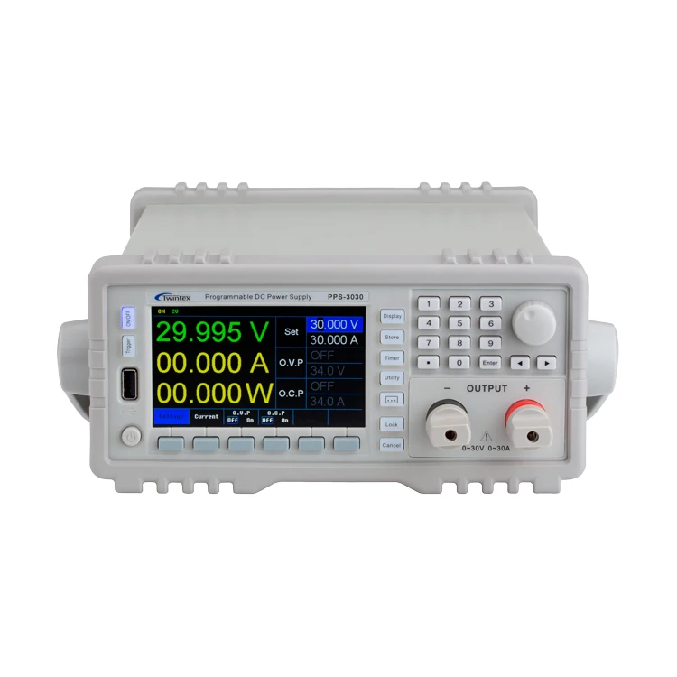 Twintex PPS-6015 точность 5 цифр ЖК-дисплей на основе тонкоплёночной технологии программируемый источник питания постоянного тока 60V 15A с таймером