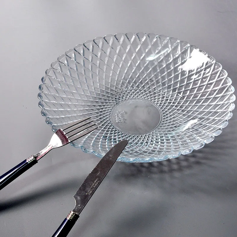 custom red glass salad bowl crystal sugar bowl 14mm glass bowl