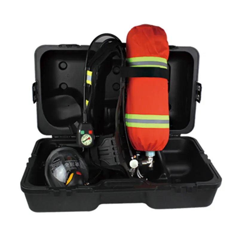 
Fire Fighting Breathing Apparatus SCBA Set 6.8L Carbon Fiber Cylinder 