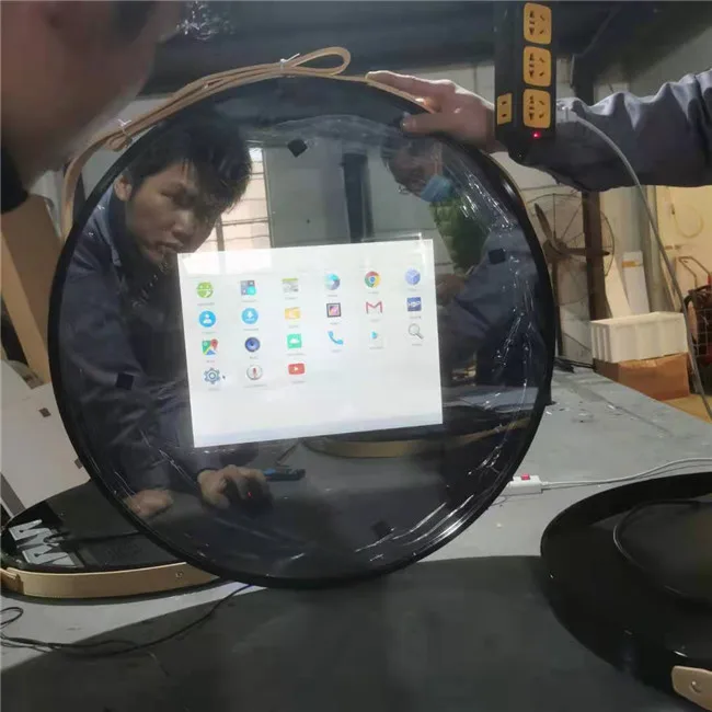 Modern 20 Smart Bathroom Led Mirror Wall Watch Mirror Silver Villa