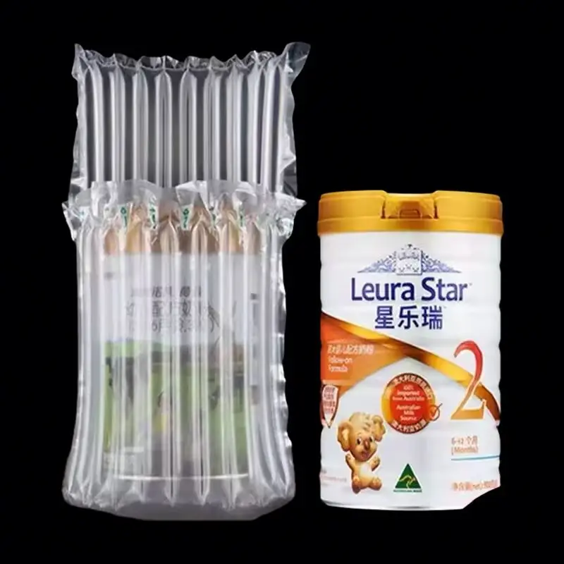 China Factory Packing Material Air Cushion Wrap Bag Bubble Column Bag