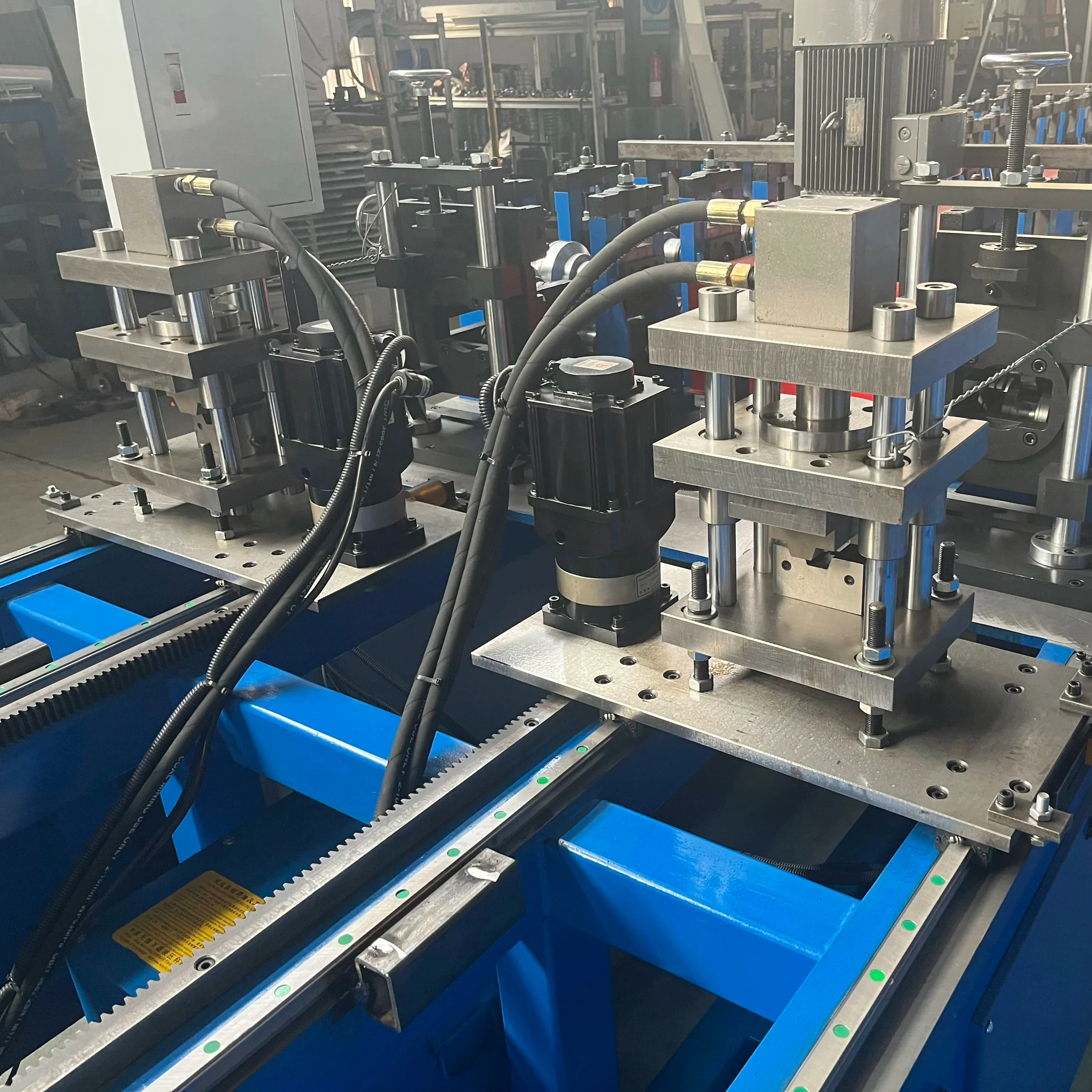 Best C And Omega Profile Making Stud And Track Used C U Channel Double Line Light Keel Roll Forming Machine