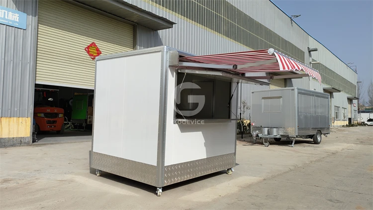 Outdoor Food Stall Kiosk Coffee Shop Bakery Equipment Food Kiosk