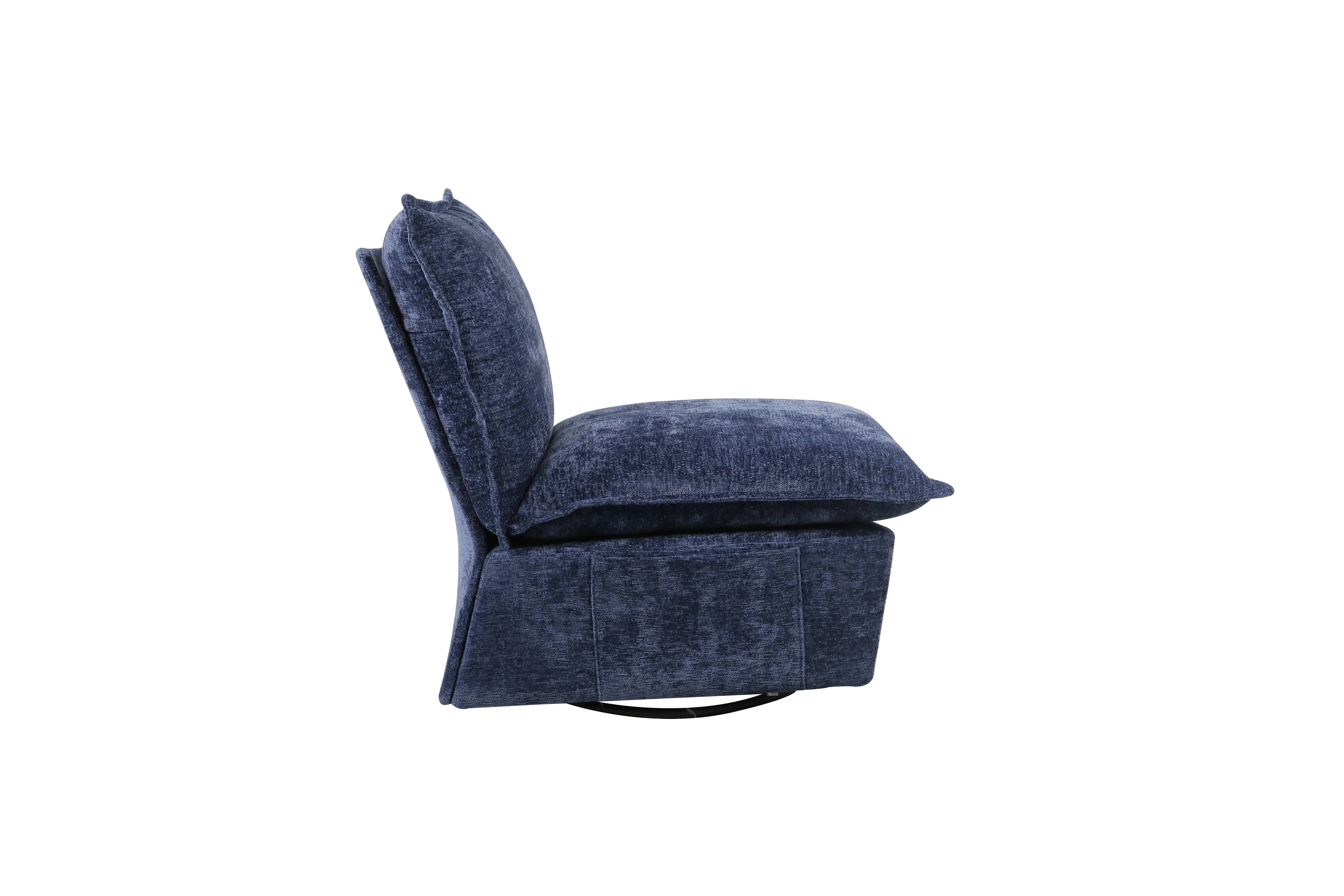 Armless Sofa Comfortable Fabric Sofa Recliner  Modern Home Furniture Living Room Sofa Swing