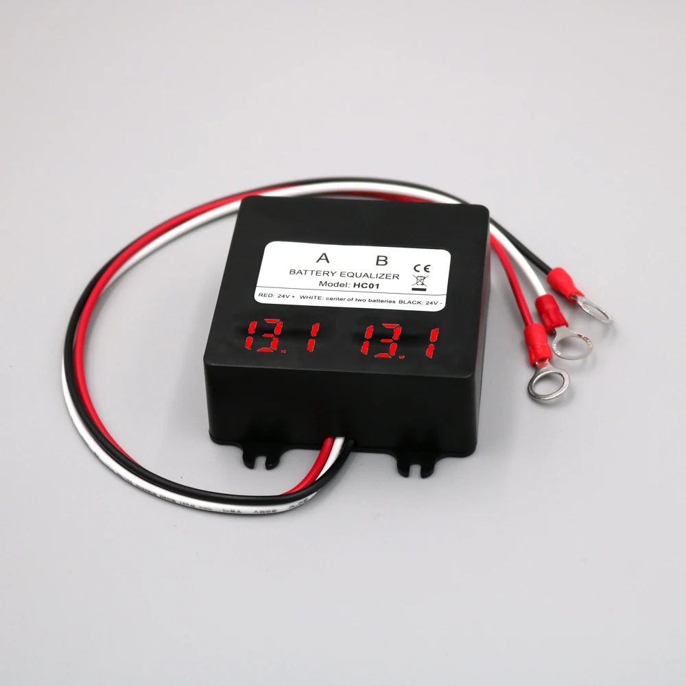 HC01 12V 5A battery bank equalizer balancer with lcd display for lead-acid/lithium battery