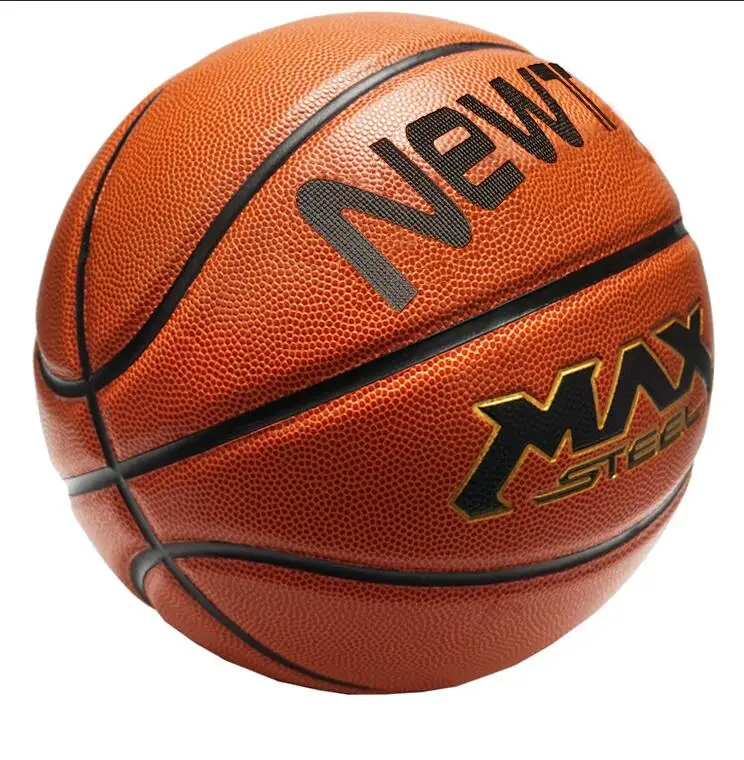 High Quality Basketball Ball Official Size Weight Customized Logo PU Leather Basketball Heavy Duty Rubber Nylon Basketballs