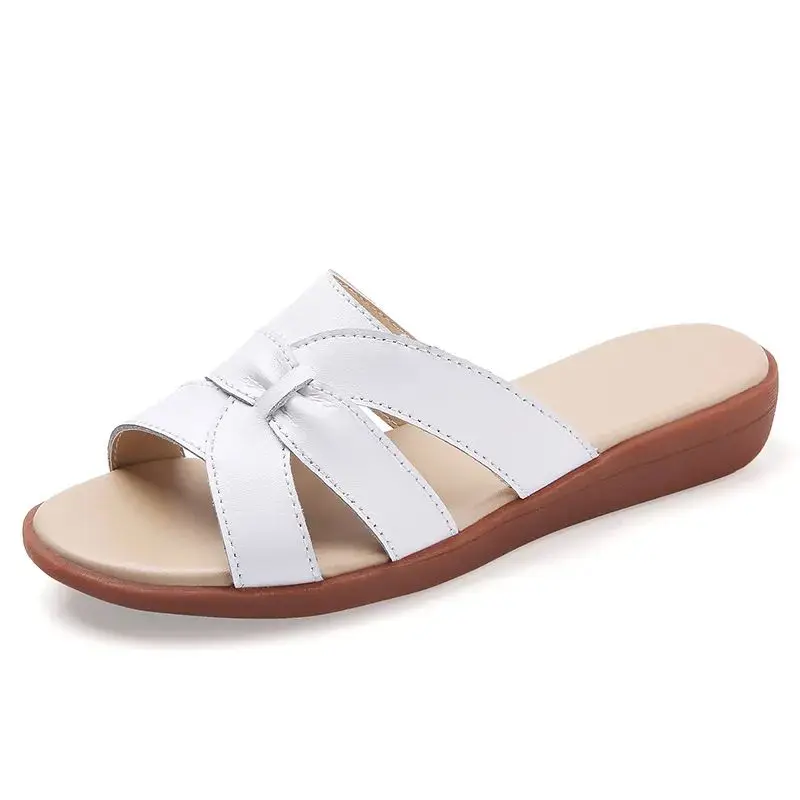  2021 Summer Latest Trendy And Flats Woman Sandal Shoes For