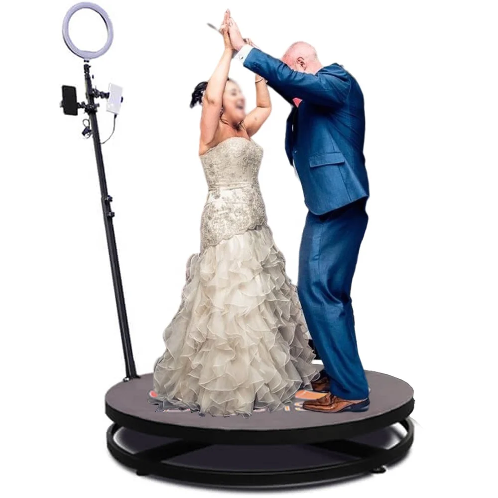wireless 3d ringlight selfie dslr roaming rotating circle 360 spin photobooth video booth trackstar 360 photo booth machine