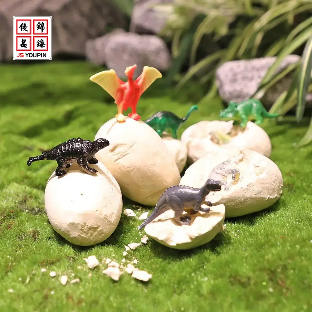 Educational DIY fossil digging archaeological toys 12 dinosaur egg digging toy set