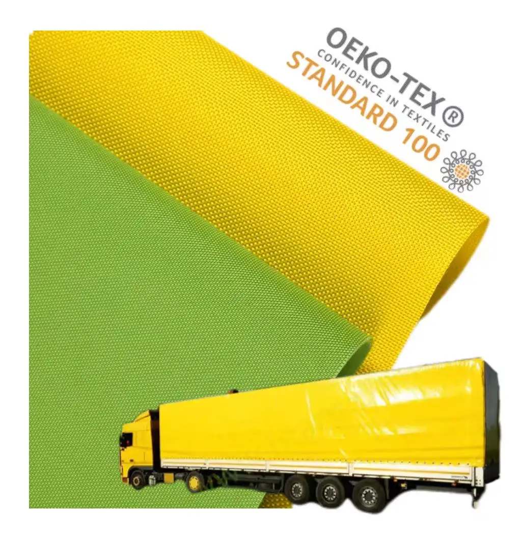 Высокоустойчивая к погодным условиям водонепроницаемая ткань из ПВХ Оксфорд 600d для грузового брезента