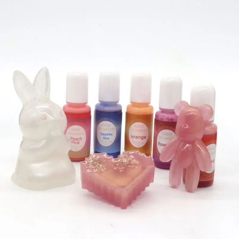 Osbang продажа прямо от производителя 15 видов цветов 10 мл съедобные слюда цвет пигмент для мануального татуажа, эпоксидный клей для рукоделия