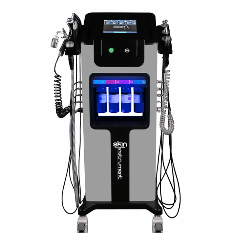 2021 New 8 in 1 Multifunctional large oxygen jet aqua peel microdermebrasion skin rejuvenation cryo face lifting beauty Machin