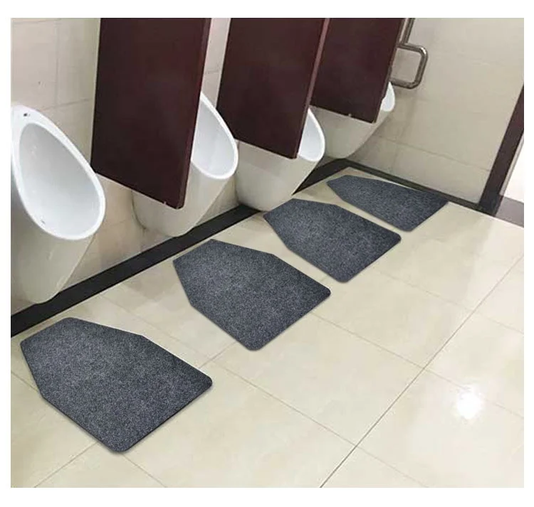  (Pack of 8) Urinal Mats with Free Screen Deodorizer Non-Slip Bathroom Urine