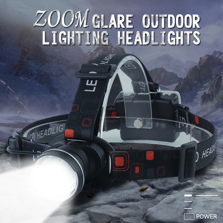 Boruit Super Brightness 1000 Lumens LED Headlamp 200m Distance IPX5 Waterproof Head Light Flexible Focus LED Lantern For Outdoor