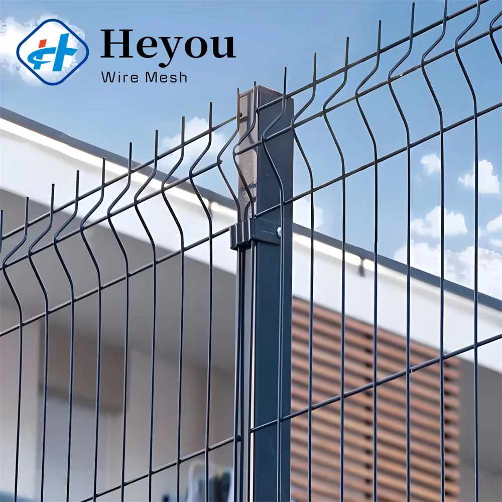 Best Quality Home Outdoor Decorative 3d Curved Welded Wire Mesh Fence 3D Security Fence