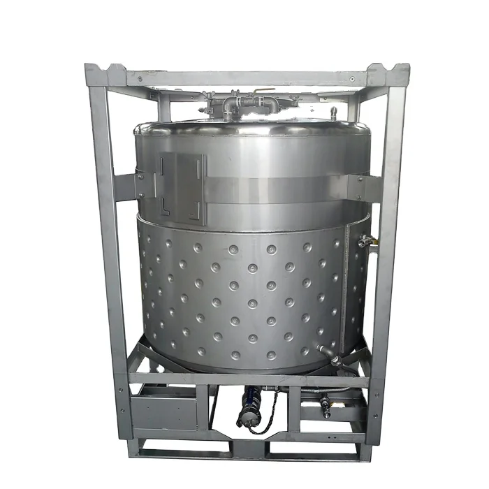 Wanlong UN 500l Custom Packaging Food Chemical Storage Stainless IBC Tote tank Container