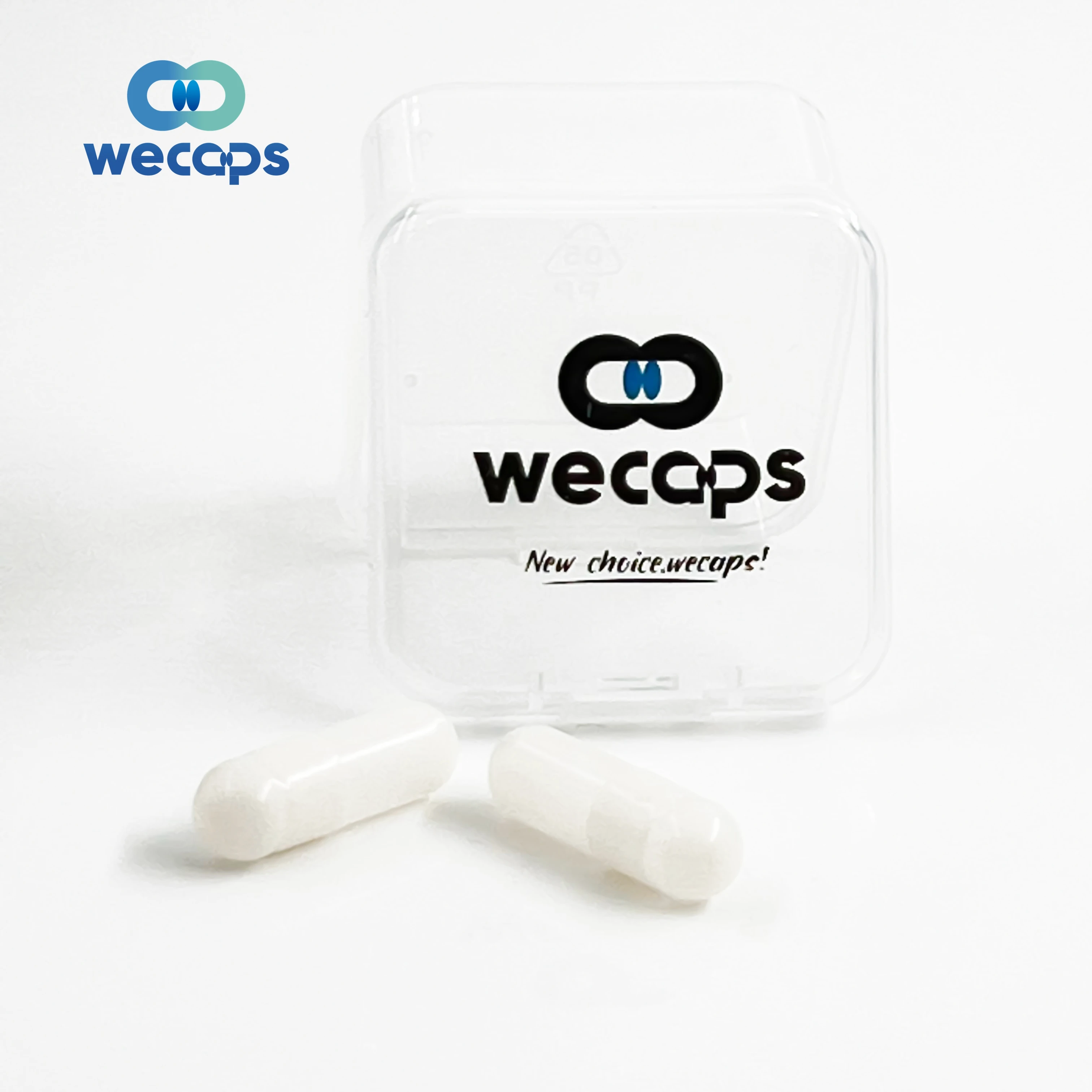 Wecaps желатиновые капсулы от производителя 00 #0 #1 # размер белые пустые с витамином разделенные