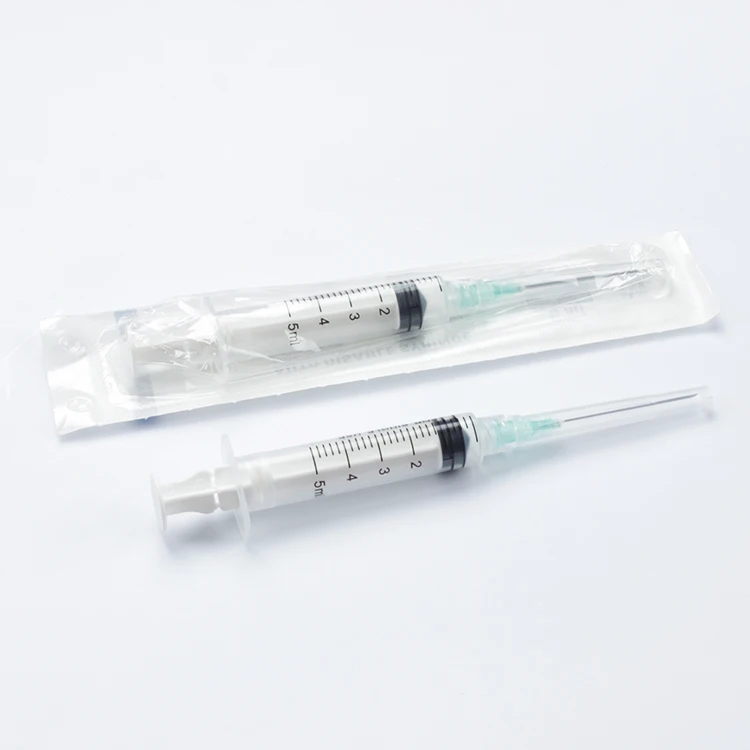 tail Ce Approved Medical Safety Self Destruct Syrine 0.5Ml Auto Disable Syringes With Needle
