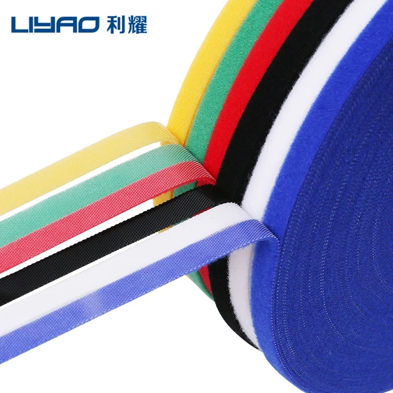 25M Easy Wrap Hook and Loop Tape Versatile Garden Fastener and Plant Tie Customizable Colored Velcroes Strips for All Your Needs