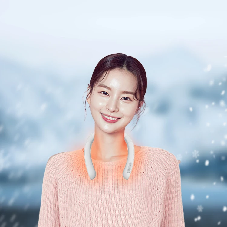 New Mini Heater Adjustable Thermostat Heating Small Portable USB heater fan neck heater and power bank