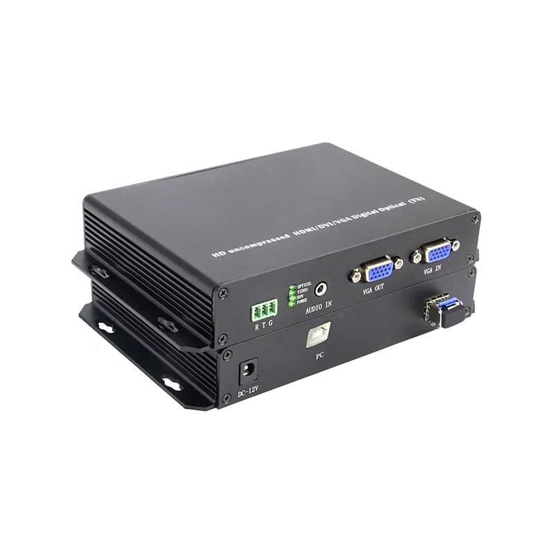 VGA+KVM fibre optic extender Audio transceiver Video optical transceiver