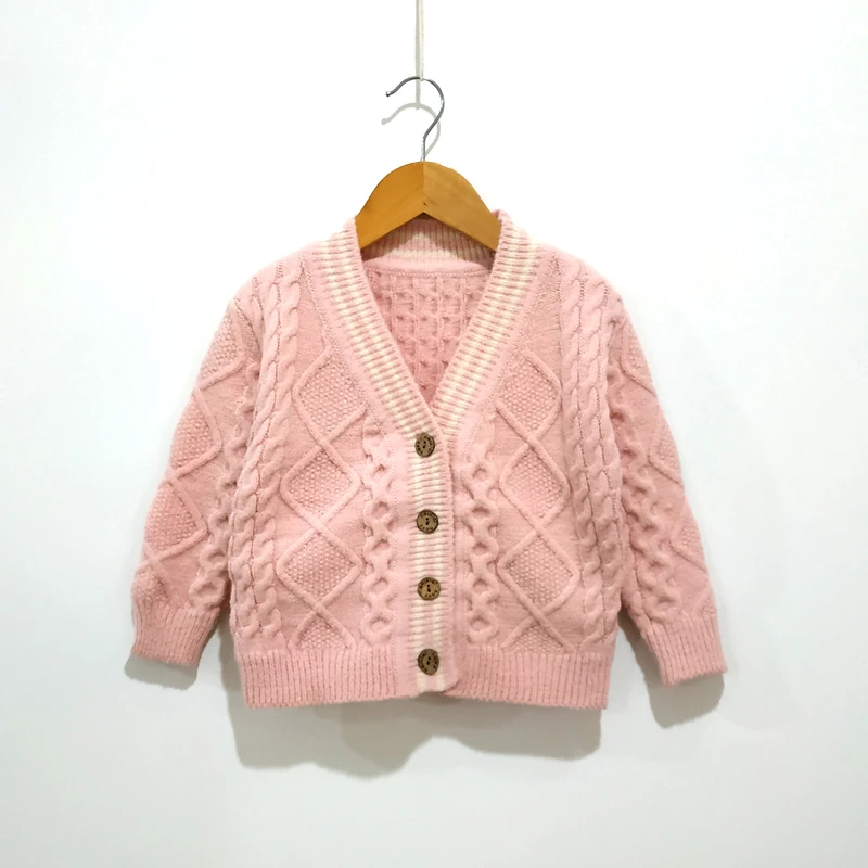 
custom available Wholesale V Neck Kids Knit Merino wool Boy cardigan  (1600105041430)