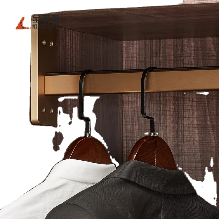 Cheap price good quality Furniture  Aluminum HANGING RAIL for  WARDROBE
