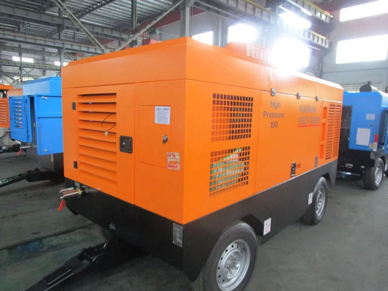 China Kaishan air compressor KSCY570/12 for water well drilling rig  570cfm 12bar Screw air compressor