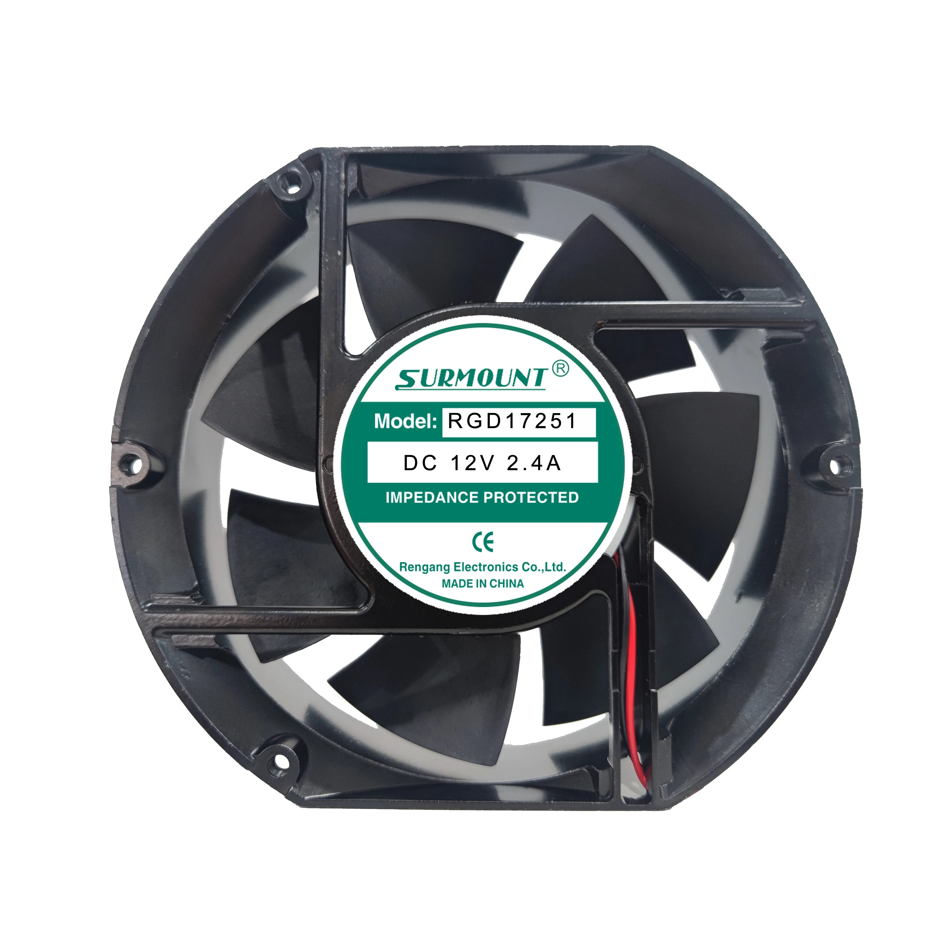 Осевой вентилятор охлаждения 12 В постоянного тока 24 В для промышленного или домашнего использования 172*150*51 мм 17251