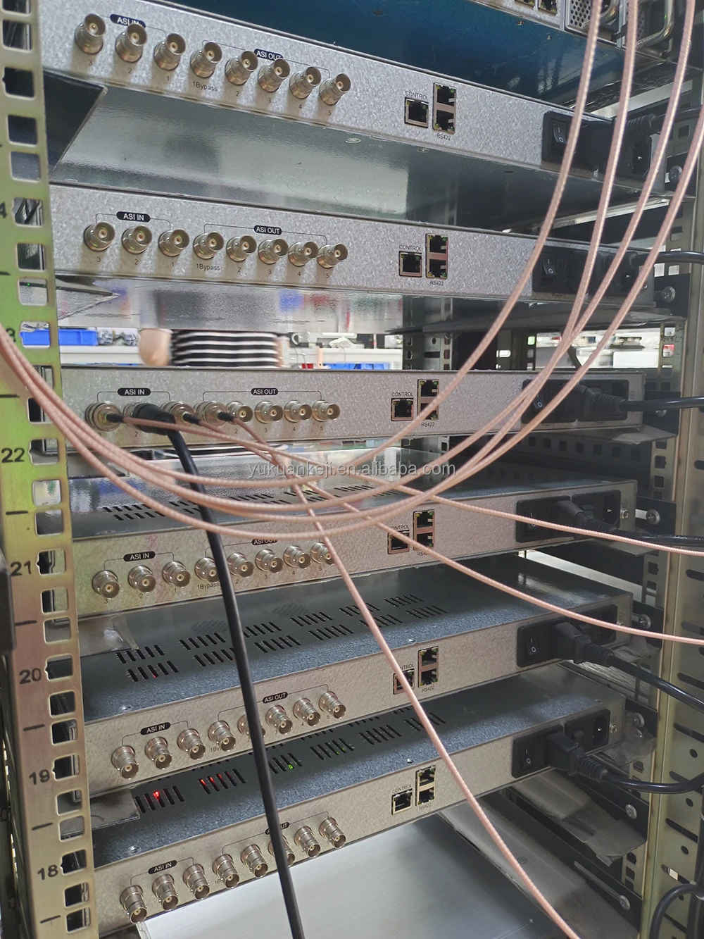 IP to ASI & ASI to IP Gigabits Gateway Converter TV Broadcasting Station Equipments