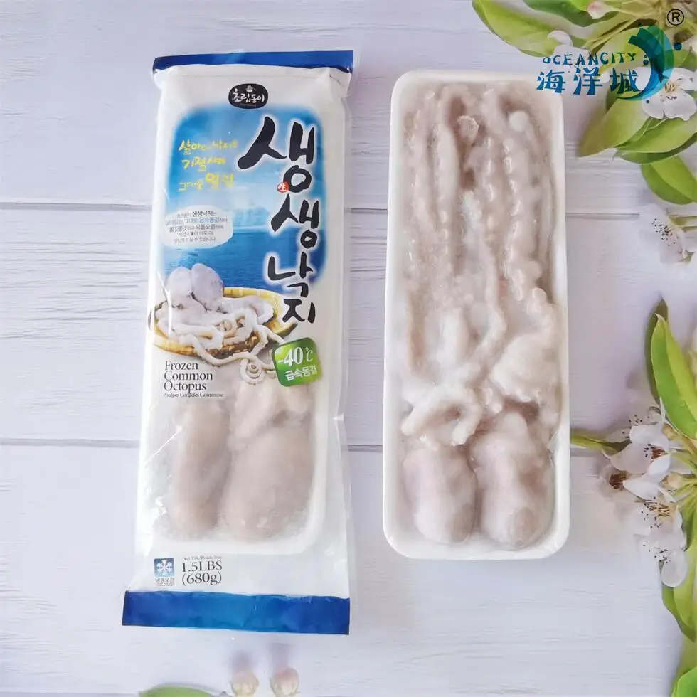 Top Demanded Frozen Baby Octopus Cleaned From China With Standard Packing