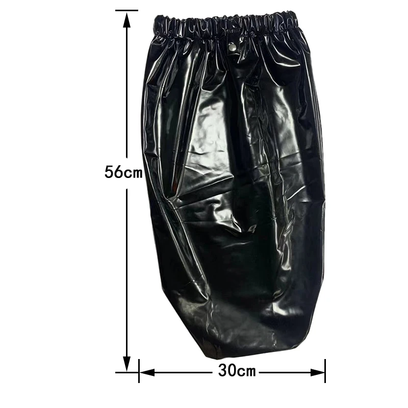 22inches Adjustable PVC Curly Braid Hair Braid Jumbo Bath Caps Waterproof Shower Cap for Long Hair