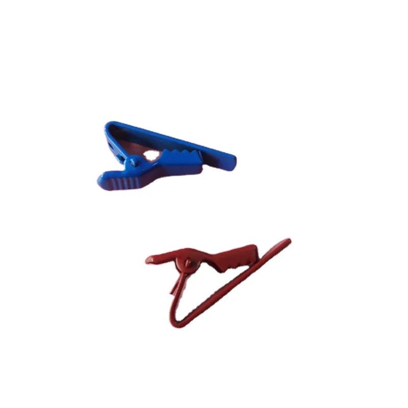 Wholesales small size blank colorful metal tie bar for promotion gifts