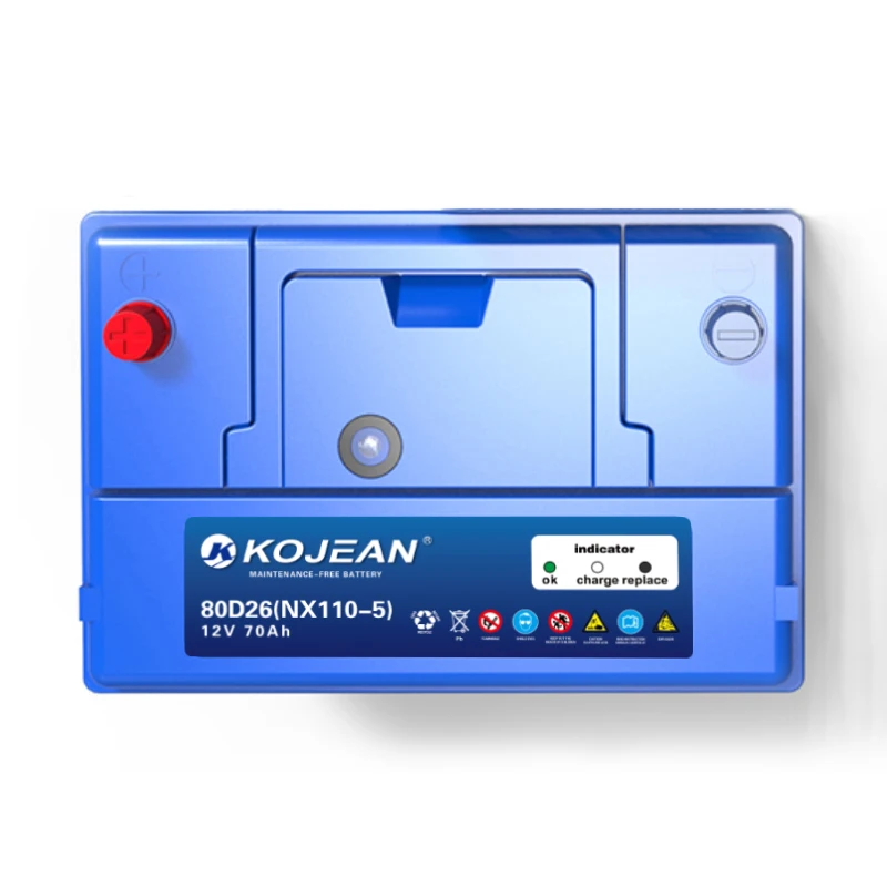 
Manufacturer sell 70Ah 12V car battery NX110-5 auto battery 