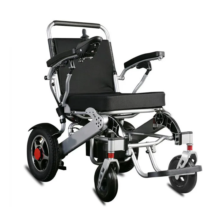 Lightweight handicapped scooters Manual Electric Power Wheelchair Foldable Electric Wheelchair for Disable