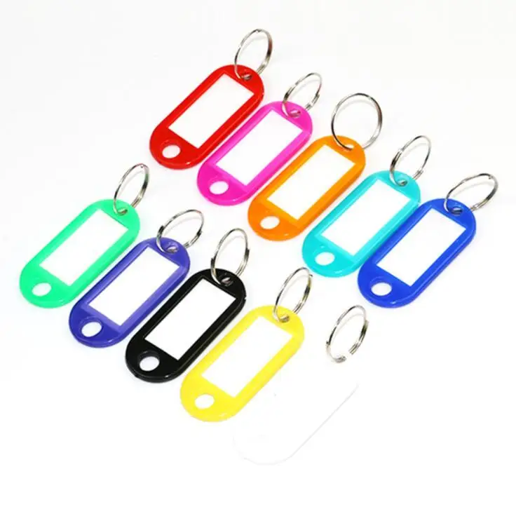 Wholesale Luggage tag Office Plastic Key Chain Key Tags For Hotel Dormitories keychain