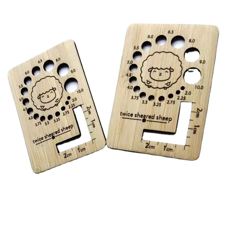 Лидер продаж Бамбуковая линейка инструменты для измерения формы вязания измерительная игла инструмент свитера