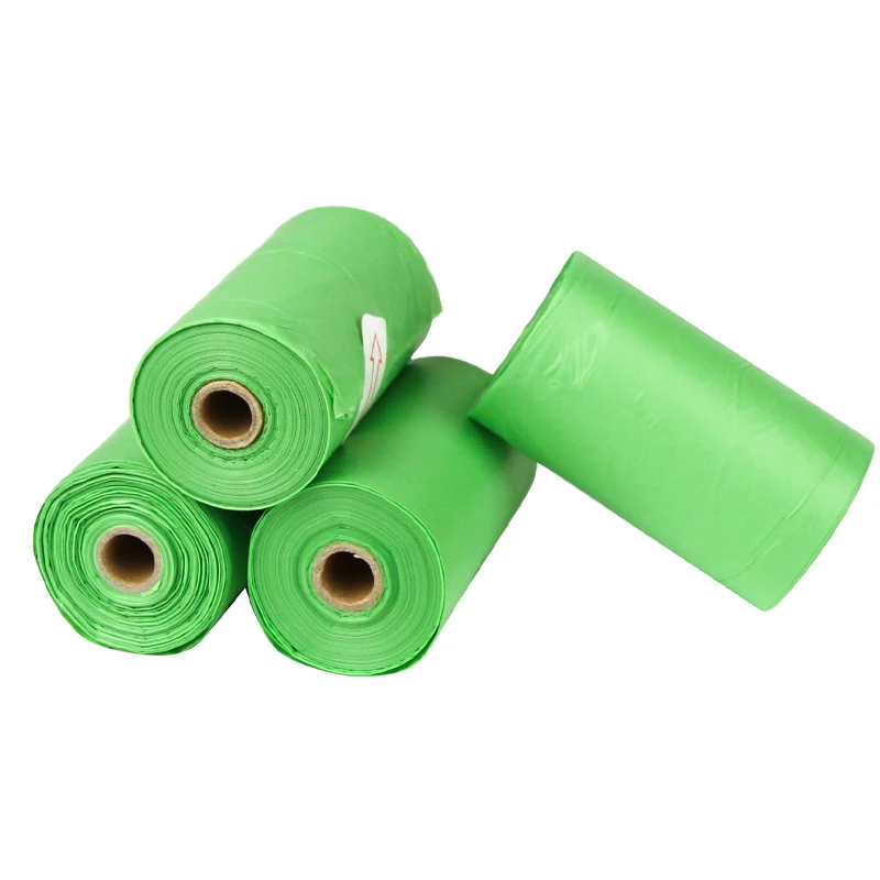 Biodegradable plant based potty poop bags scented eco friendly pet dog waste trash poop 60 rolls with lavender scent