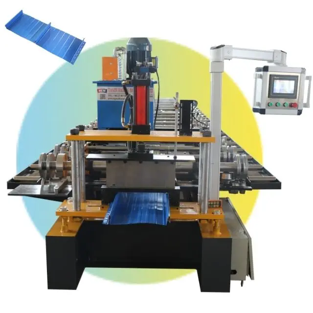 steel sheet making standing seam copper roof machine