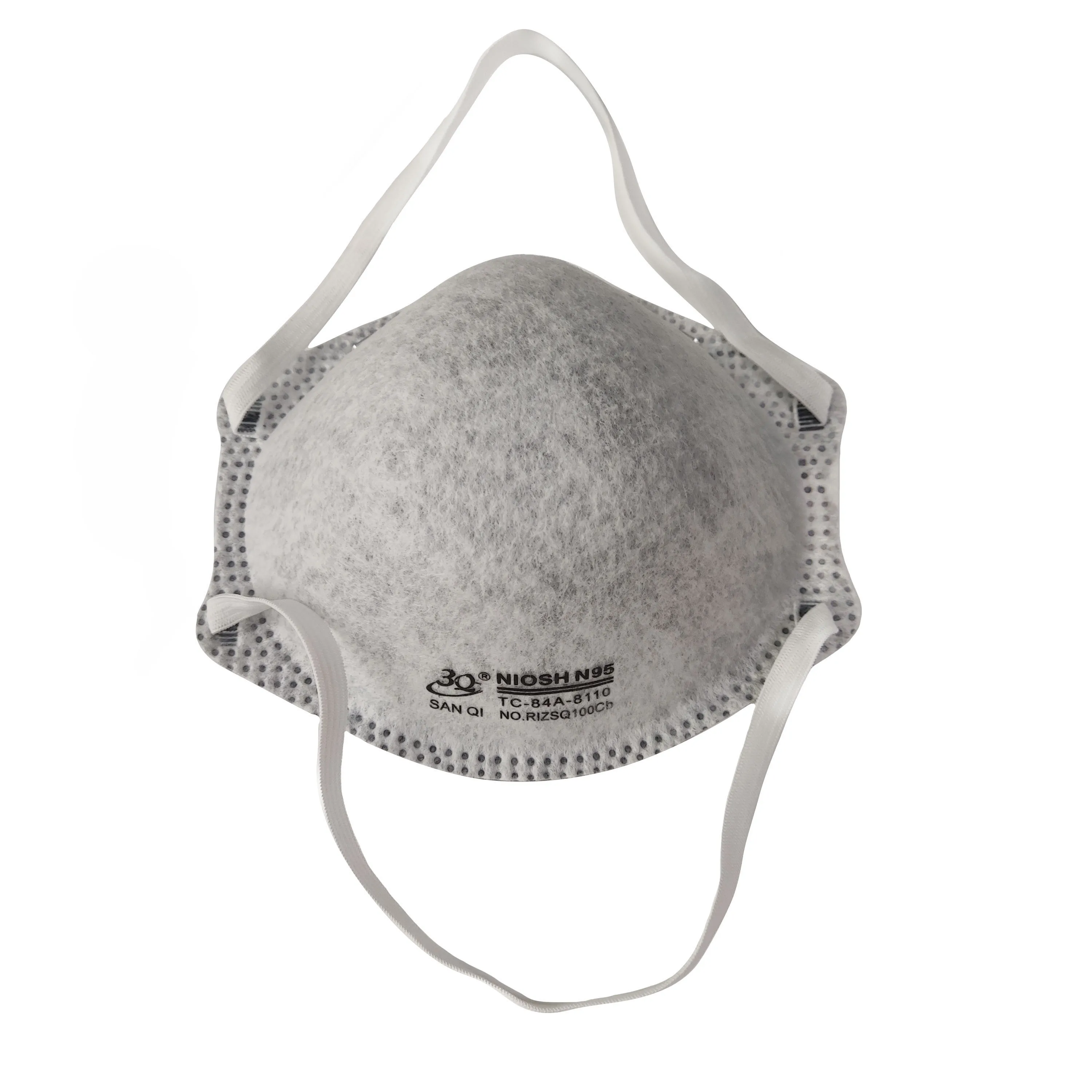 3Q N95 SQ100Cb Sanqi Factory Wholesale NIOSH Active Carbon Anti Dust Proof Masker Cup Safety Disposable N95 Respirator Mask