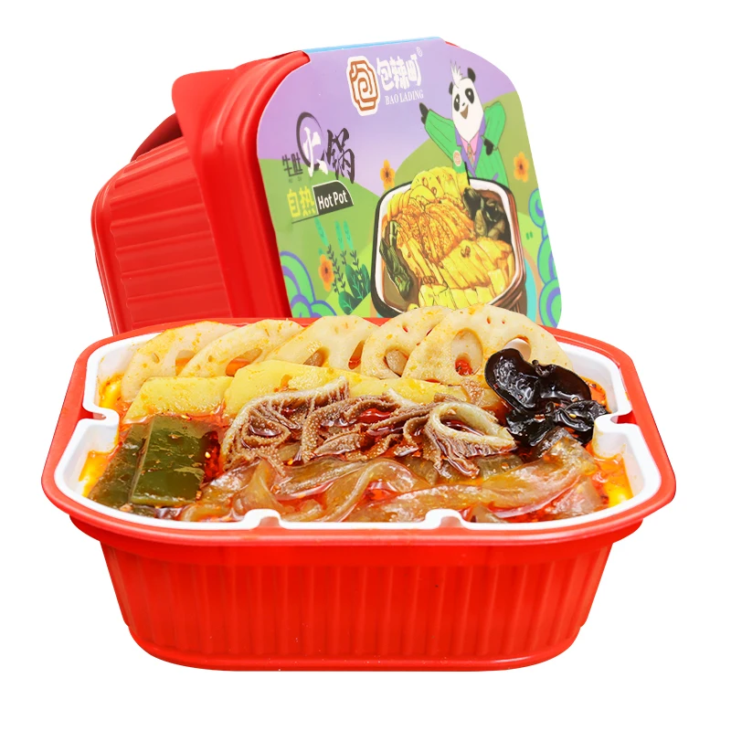 Baolading Best Price Superior Quality Wholesale Instant Food Self Heating Soup Small Hotpot Soup Base Mre