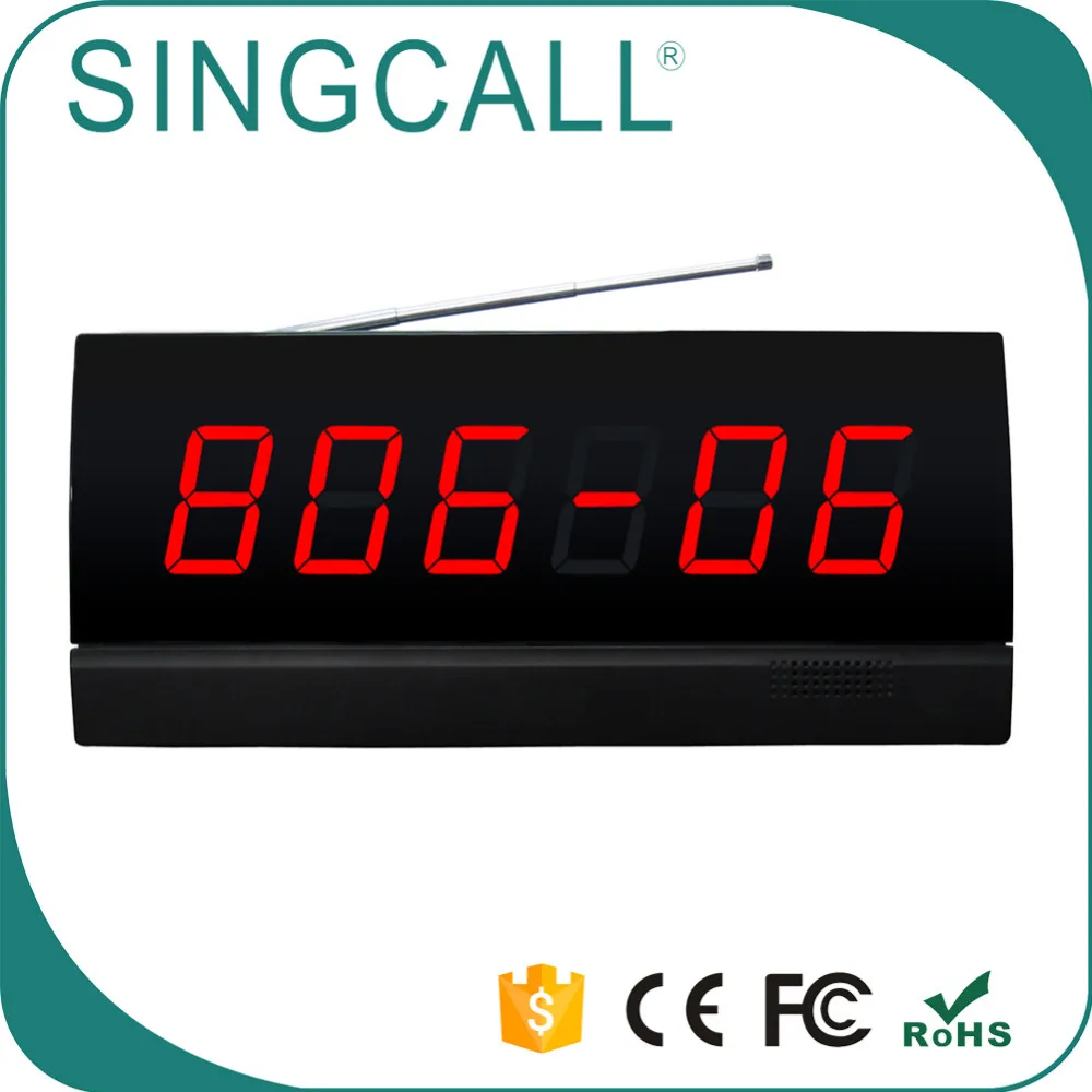 SINGCALL Smart Call Bell System Wireless for Cafe Hospital