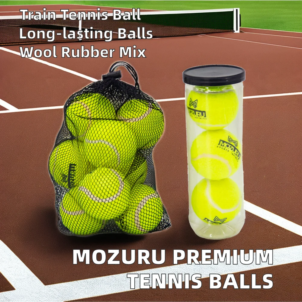 MOZURU High Quality Custom Brand Factory OEM Tennis Balls ITF Certified Fabric Sports Training Tour Championship Use Wholesale